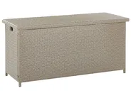 Storage Box MODENA 126 cm 46 cm PE Rattan Taupe_776502