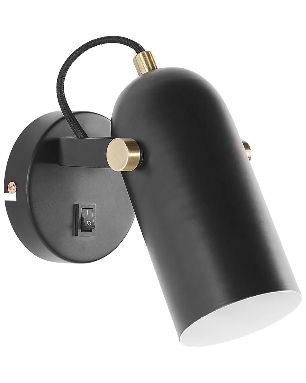 Spotlight Lamp TYRIA Adjustable Metal Black