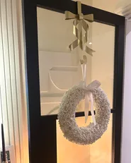 Julkrans ARESJON 40 cm Vit_1039616