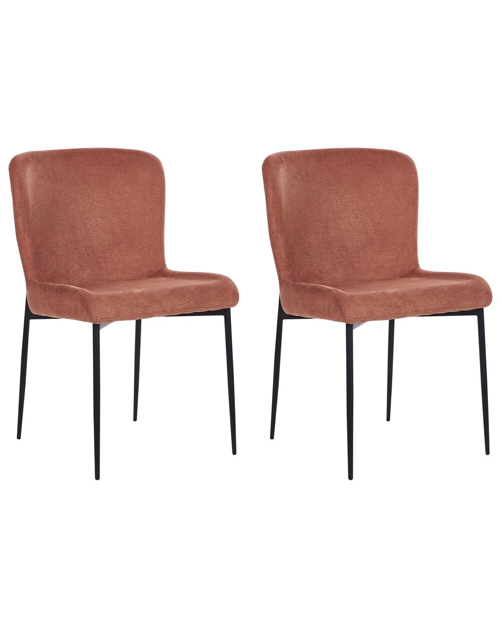 Set med 2 matstolar ADA Brun