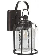 Outdoor Wall Light WOOLER Black_870491