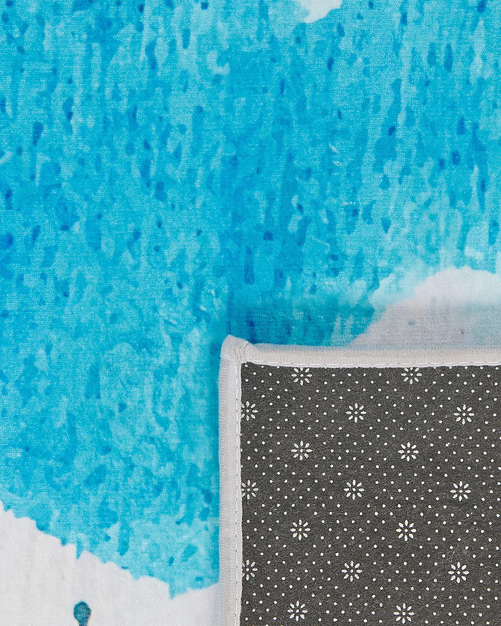 Rug BOZAT Blue 80 x 150 cm_755327