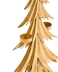 Ljusstake JOUKIO 72 cm Metall Guld_1175755