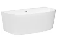 Back to Wall Bathtub PARNAIBA 1600 x 800 mm White_1168365