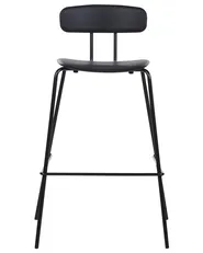Set med 2 barstolar SIBLEY Svart_902787