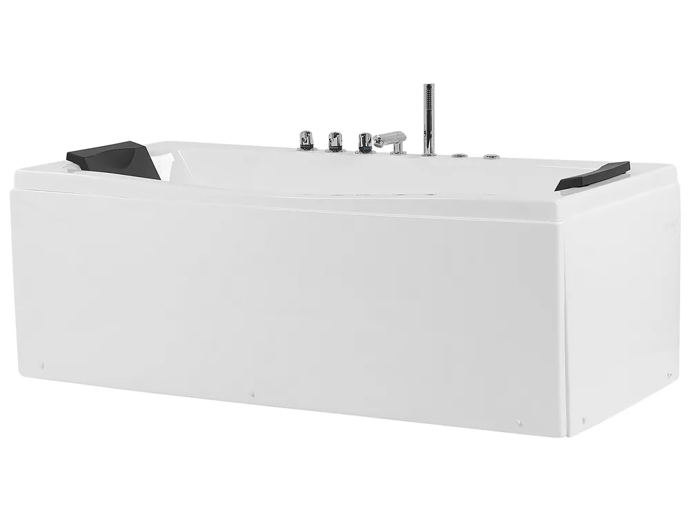 Kulmaporeamme LED-valolla MOOR 173 x 81 cm Valkoinen_773052