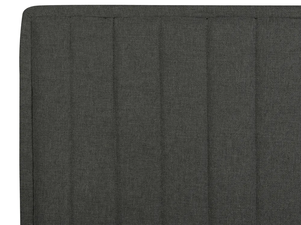 Säädettävä sänky kangas DUKE II 180 x 200 cm Tummanharmaa_987385