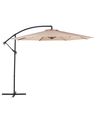 Riippuva aurinkovarjo 300 cm RAVENNA Hiekanbeige