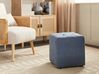 Pouffe KANSAS Fabric Blue