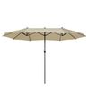 Patio Parasol 460 cm SIBILLA Beige