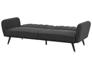 Sofa Bed 3 Seater VIMMERBY Fabric Black_899969
