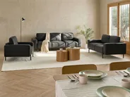 Armchair SOVIK Faux Leather Black_1041256