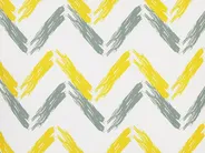 Set of 2 Outdoor Cushions AFFILE Chevron Pattern 45 x 45 cm Multicolour_776739