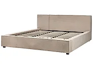 Bed Boucle MIRANDE 180 x 200 cm (EU Super King) Taupe_1178976