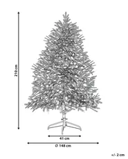 Luminen joulukuusi BRISCO 210 cm Valkoinen_832236