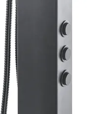 Freestanding Outdoor Shower PARRILLAR Black_1085755