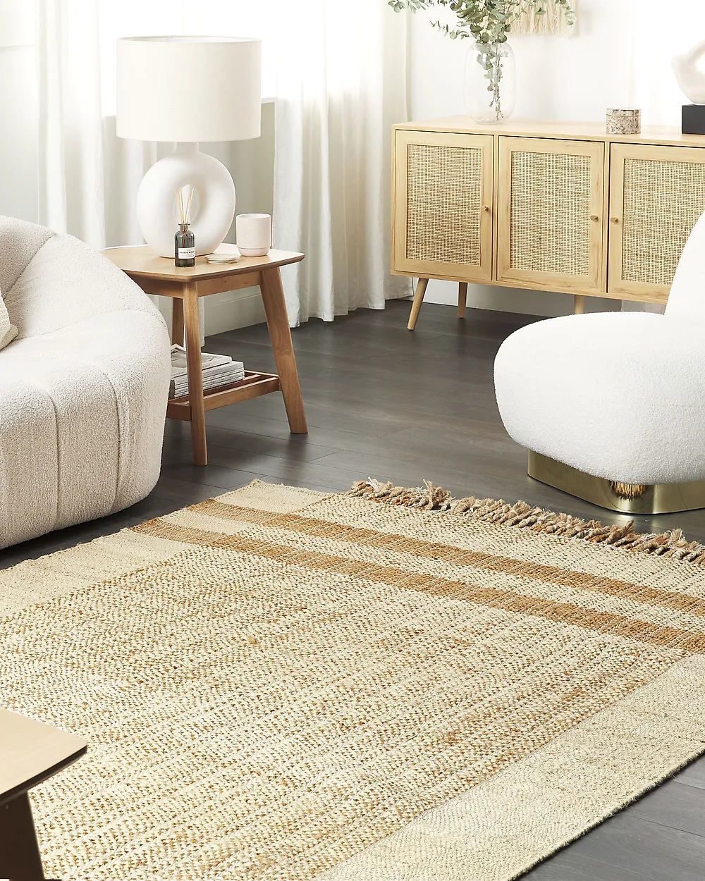 Matta ORTAOBA Beige 160 x 230 cm Jute_1184599