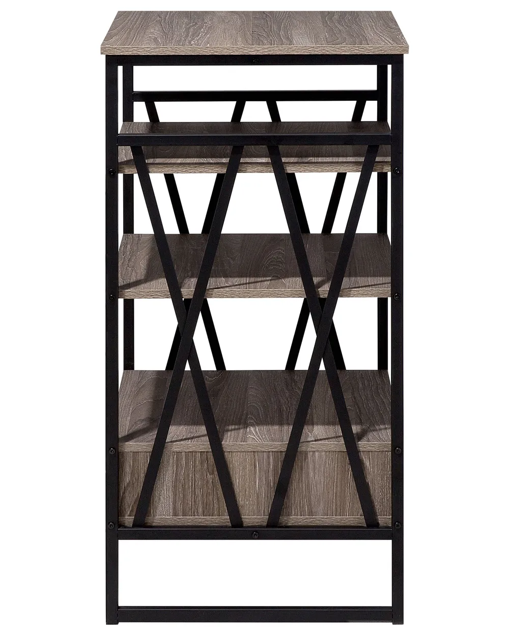 3 Tier Shelving Unit KEENE 101 cm Taupe_776555