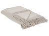 Bedspread YERBENT Cotton 200 x 220 cm Light Grey