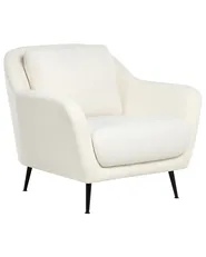 Living Room Set 3 Seater EIBY Chenille White_1004344