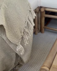 Pläd CHAOHANI 200 x 220 cm Beige_1012355