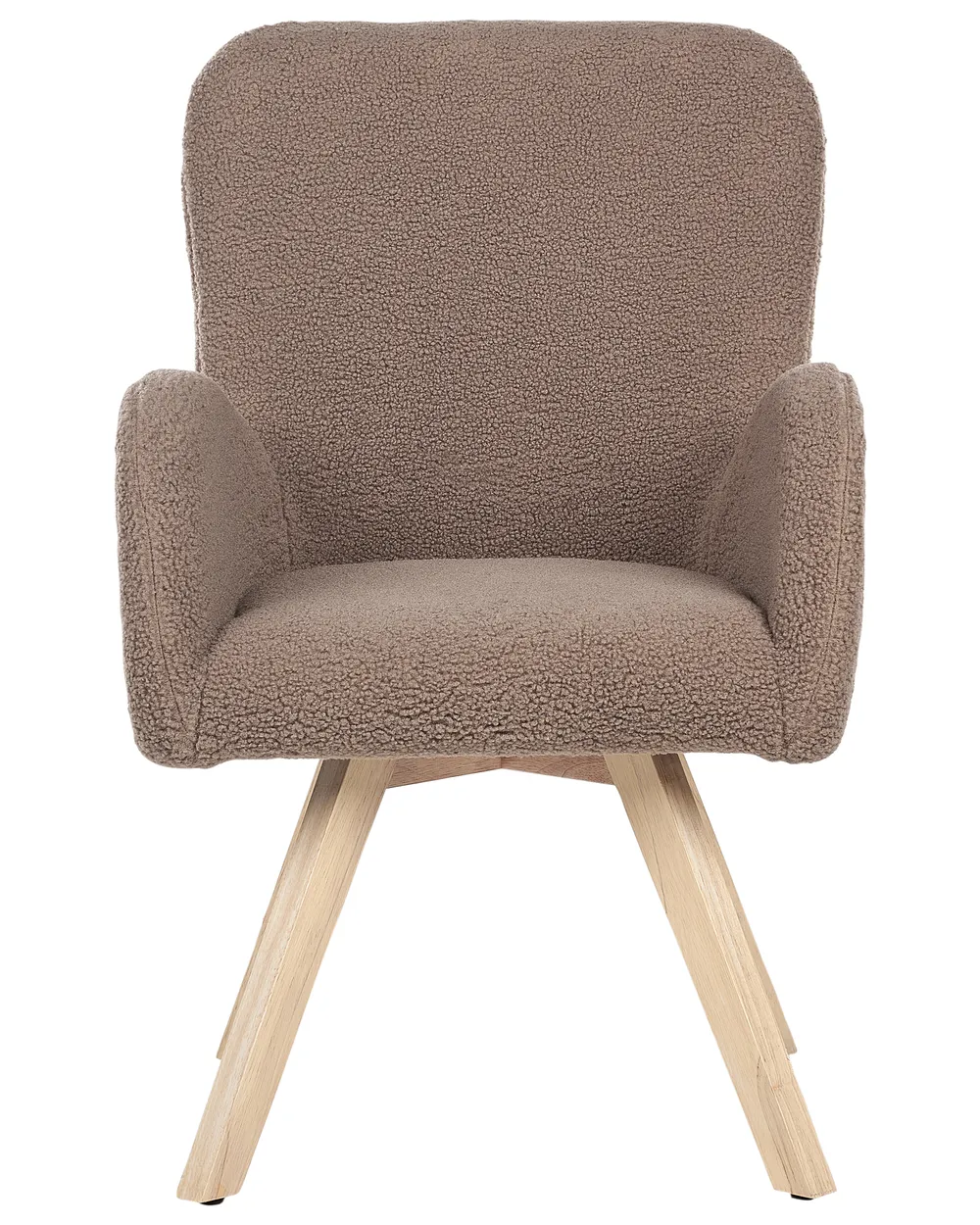 Armchair BJARN Boucle Brown_947622