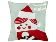Set of 2 Decorative Cushions PUDDING Cotton 45 x 45 cm Red_946894