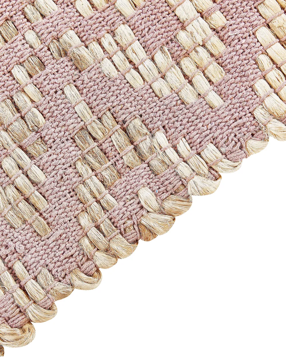 Rug GERZE Pink 160 x 230 cm Cotton_853521