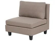 Moduulikulmasohva 5-istuttava UNSTAD Kangas Ruskea Oikea_924944