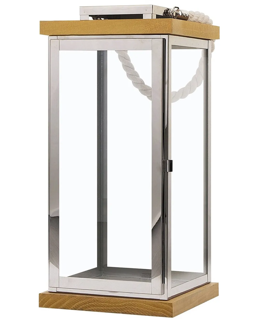 Lantern BORNEO 41 cm Metal Silver