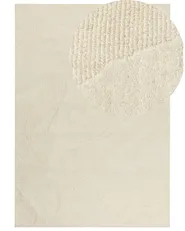 Rug SASNAK Beige 200 x 300 cm Wool_884338
