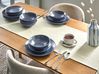 Set of 18 Dinnerware VIVANI Stoneware Blue