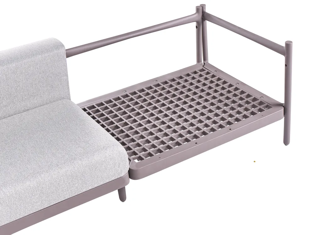 Trädgårdssoffa 4-sits FERRETTI Taupe_1058040