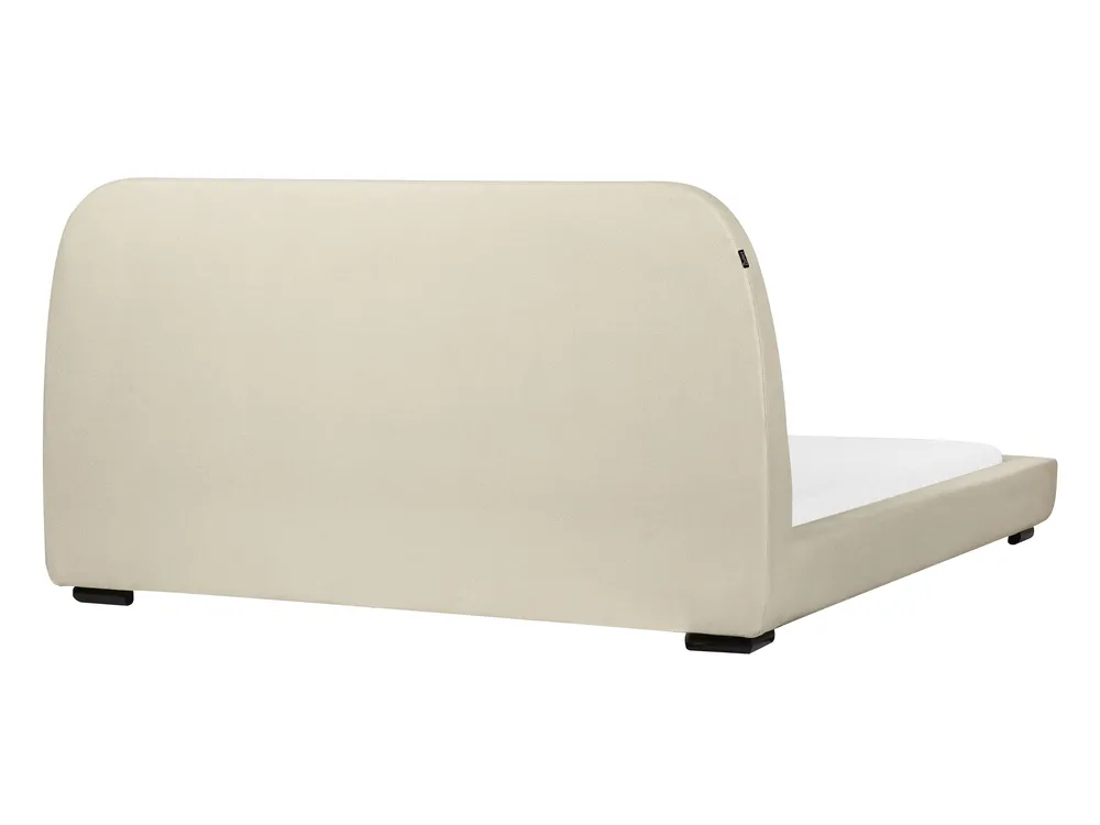 Sänky Kangas ROISEL 160 x 200 cm Vaaleanbeige_937473
