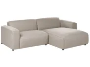 Corner Sofa 3 Seater FAABORG Fabric Beige Left Hand_1055838