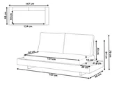 Garden Sofa 2 Seater MARETTIMO Certified Acacia Wood Off-White_953759