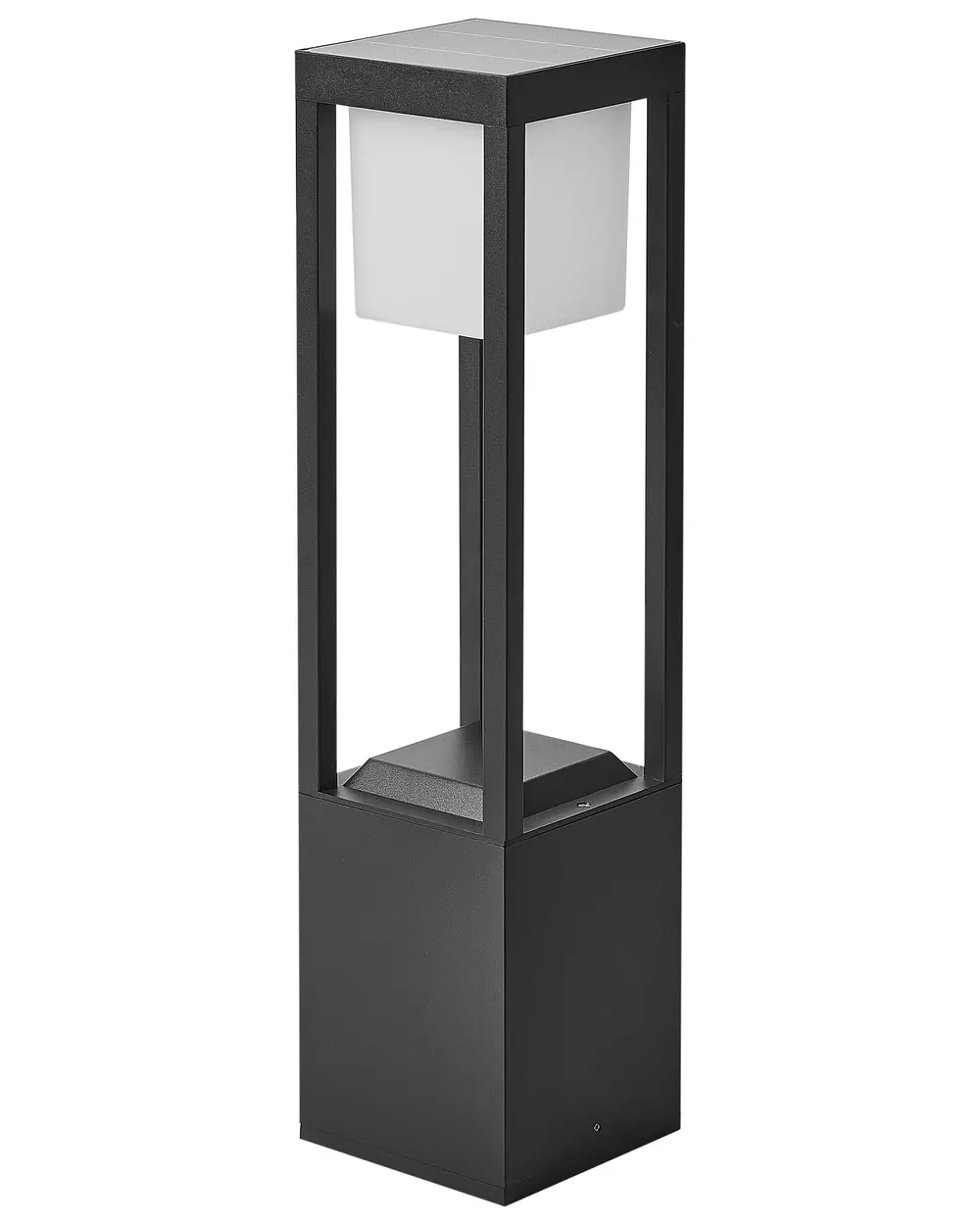 Solar Outdoor LED Bollard Lamp LOON Black