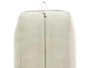 Garden Corner Sofa with Table 5 Seater MESSINA Beige/ Green Left Hand_863167