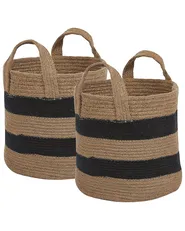 Set of 2 Baskets GEREDE Jute Natural_840210