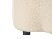 Förvaringspuff FLOWER Blomma Bouclé Off-White_1082054