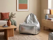 Sittsäck 200 L DROP 63 cm 75 cm Silver_798899
