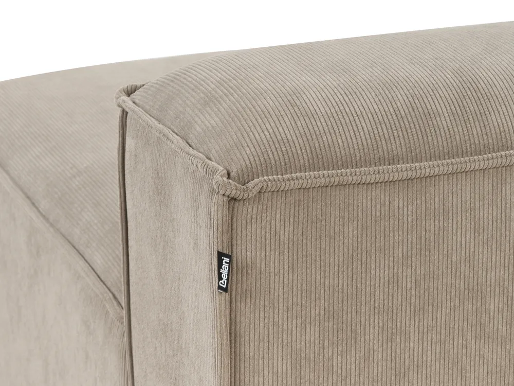 Modular Corner Sofa 4 Seater ARDAL Corduroy Light Brown Right Hand_940728