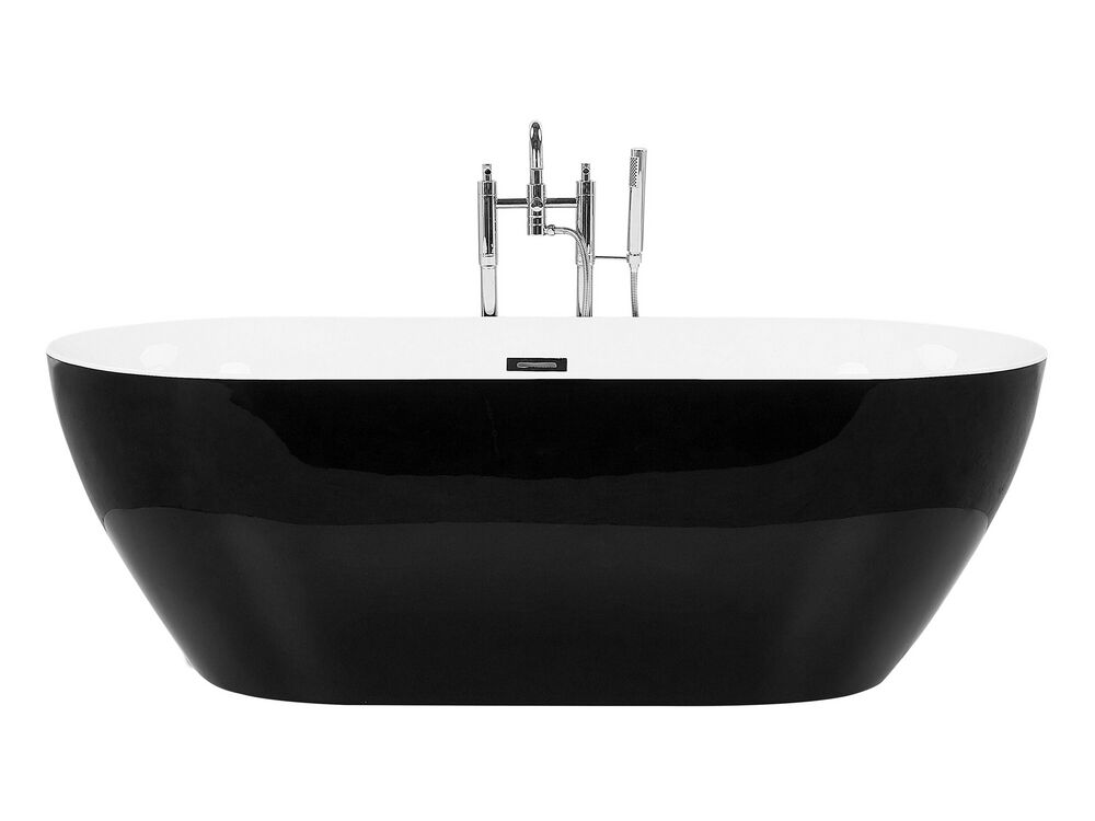 Fristående badkar CARRERA 1500 x 750 mm Svart