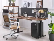 Desk Screen WALLY 120 x 40 cm Dark Grey_1041402
