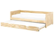 Utdragbar säng Furu GRAVELINES 90 x 200 cm Ljusbrun_1029118