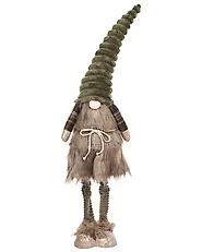 Set of 2 Christmas Decorations SUNDOM 69-93/81-111 cm Gnome Green_1175526