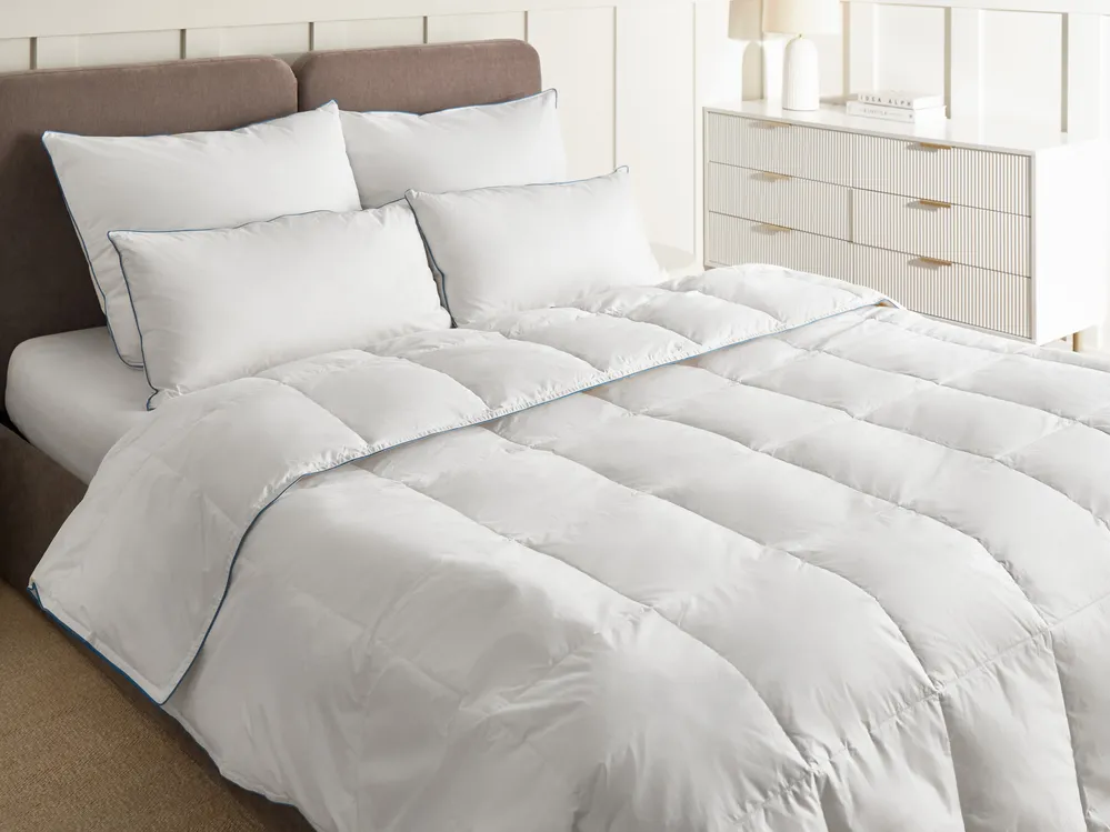Duvet Duck Feathers and Down 6 TOG Light Warm CERVINO 220 x 240 cm