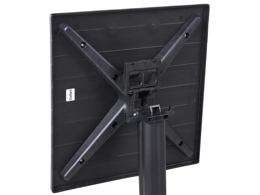 Trädgårdsbarbord LEMNOS 60 cm 60 cm Svart_1034952