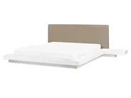 Waterbed Boucle ZEN 160 x 200 cm (EU King Size) White_1080248