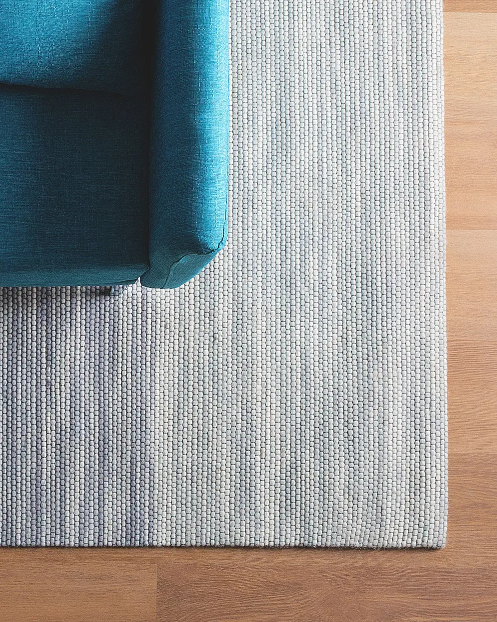 Rug KAPAKLI Grey 140 x 200 cm Wool